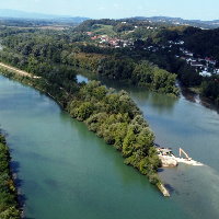 Reka Drava blizu Ptuja