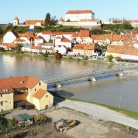 Ptuj preko reke Drave