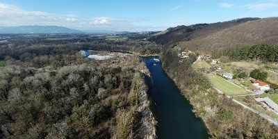 Reka Drava v Zlatoličju