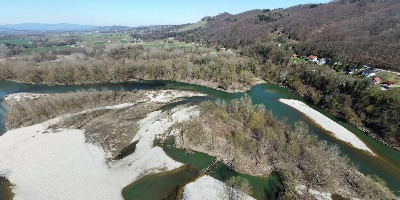 Reka Drava v Zlatoličju