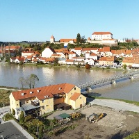 Ptuj across the Drava River
